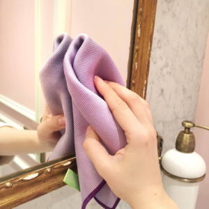 Салфетка для мытья стекол и зеркал с антистатическим эффектом Catchmop, фиолетовый